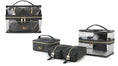 Load image into Gallery viewer, (charcoal)Emma Cosmetic 4pc Set by MiaK - BagNook
