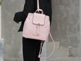 Load image into Gallery viewer, (pink)Ingrid Vegan Leather Convertible Daypack by Mia k - BagNook
