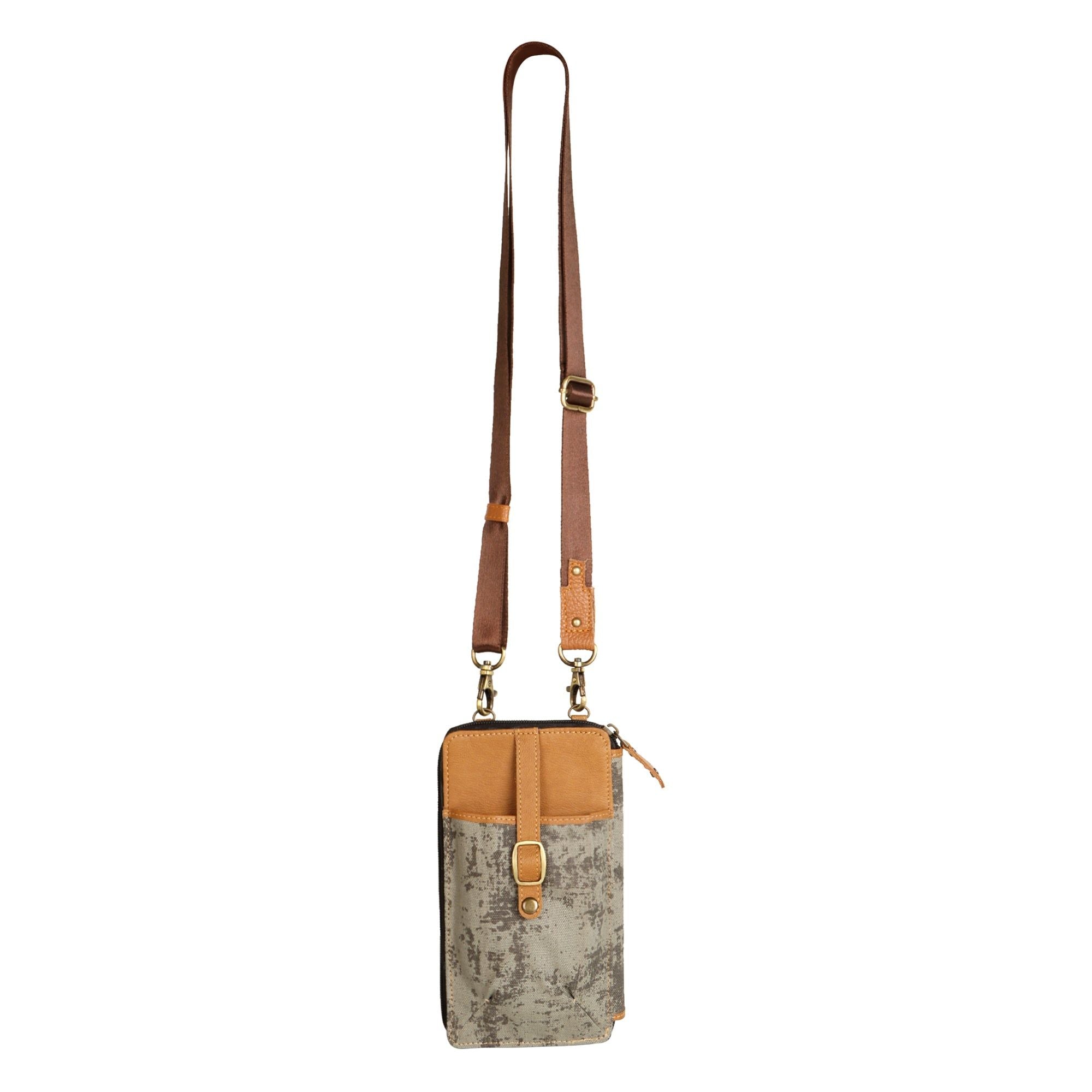 Vaan & Co. | Prism Cellphone Crossbody - Carbon Grey - BagNook