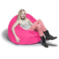 Load image into Gallery viewer, Jaxx 4 ft Cocoon Kids Bean Bag, Fuchsia - BagNook
