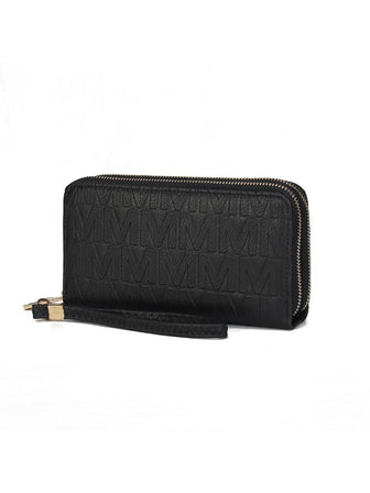 (black)Aurora M Signature Wallet Handbag by Mia k - BagNook