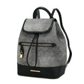 Load image into Gallery viewer, (black)Porsha Vegan Leather Daypack by Mia K - BagNook
