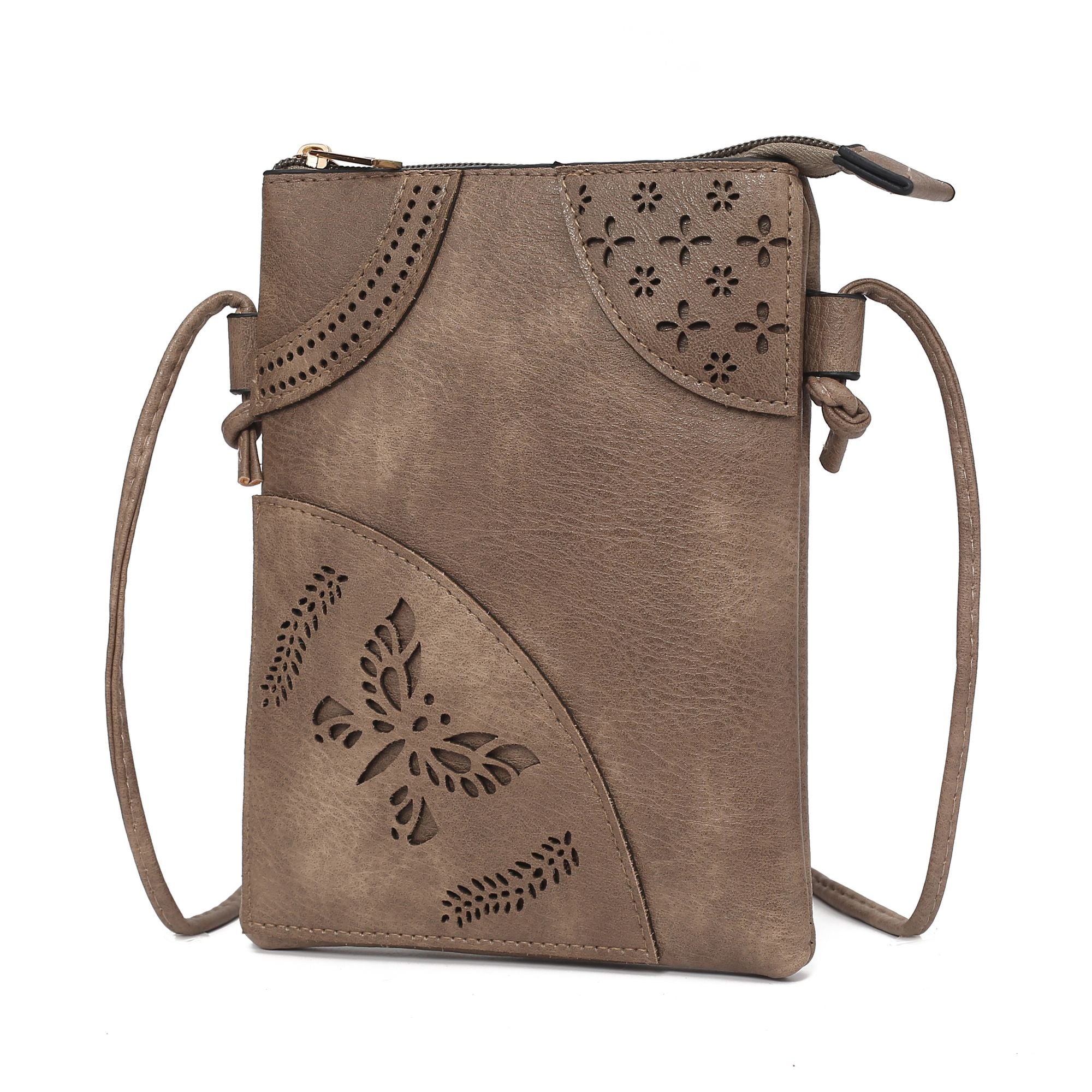 (taupe)Willow Women's Crossbody Bag by Mia K - BagNook