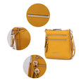 Load image into Gallery viewer, (mustard)Angelina Crossbody Handbag Purse by Mia K. - BagNook
