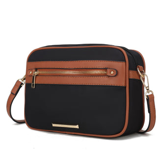 (black-cognac)Jimena Crossbody Pouch Handbag by Mia K - BagNook