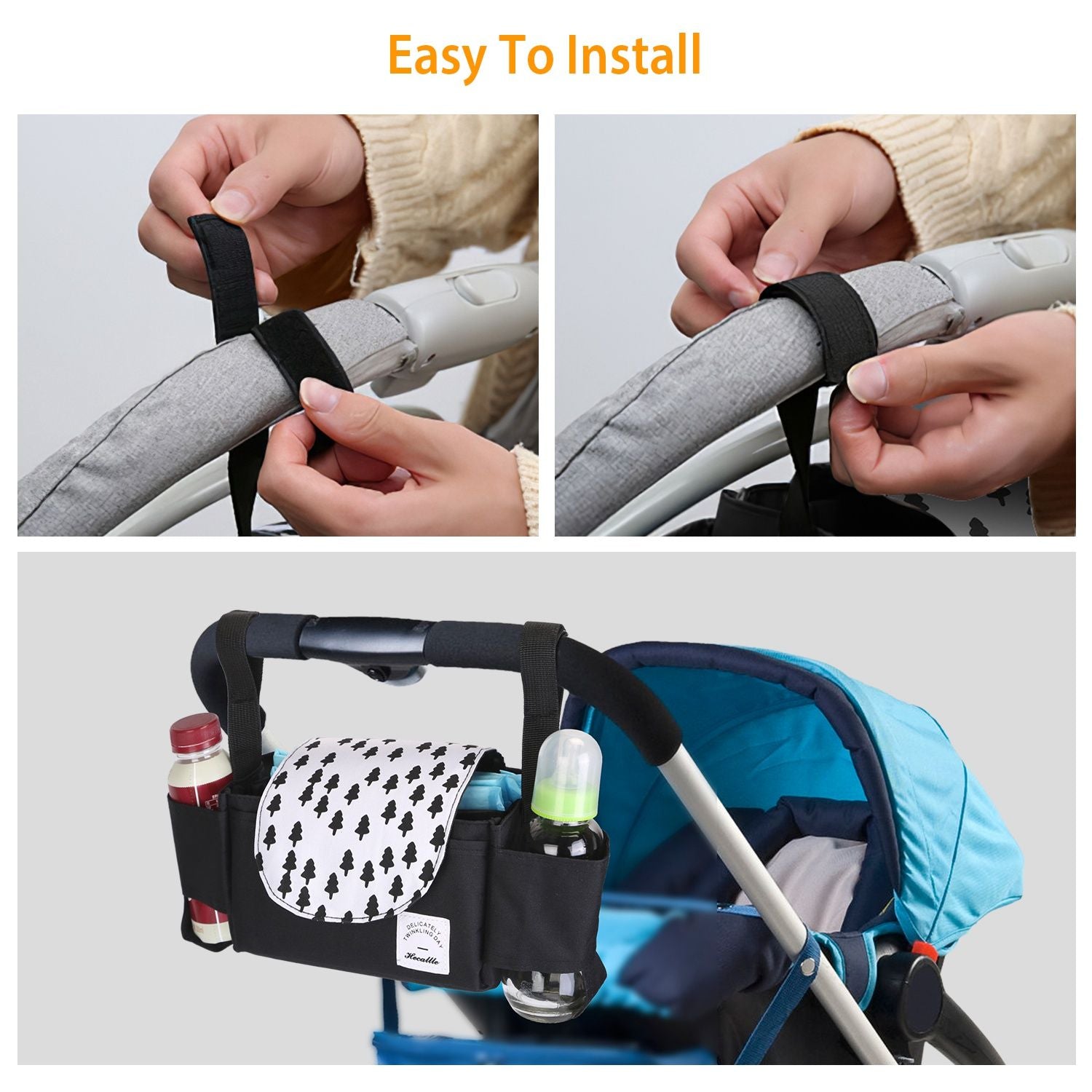 Stroller Organizer with Cup Holders - BagNook