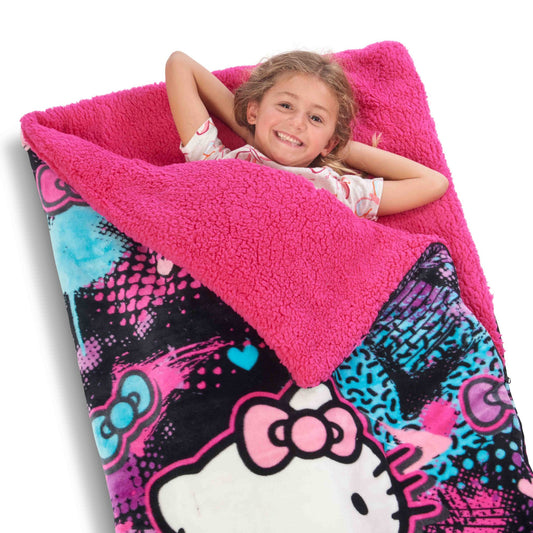 Hello Kitty Slumber Kitty - Slumber Bag with Sherpa Lining - BagNook
