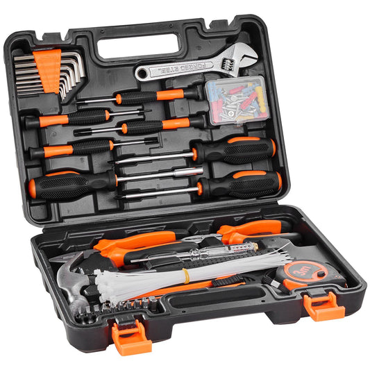 VEVOR 132 Piece General Household DIY Hand Tool Set - BagNook