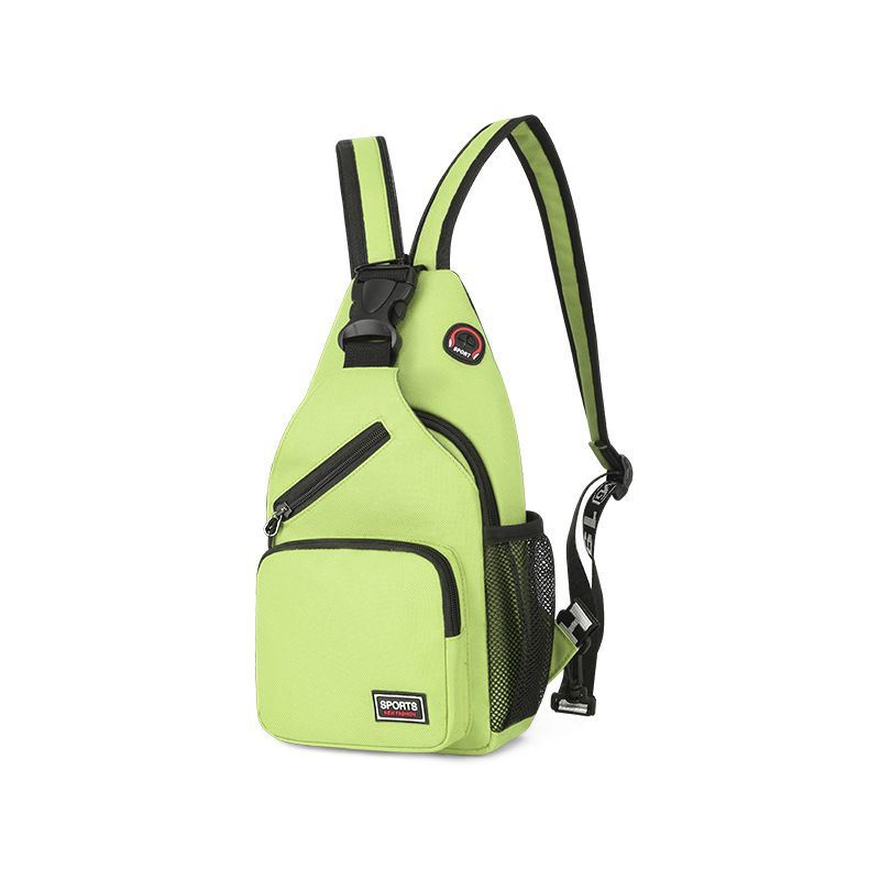 (green)Canvas Color Pop Shoulder / Sling / Crossbody Bag - BagNook