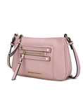 Load image into Gallery viewer, (pink)Essie Crossbody Vegan Leather by Mia k - BagNook

