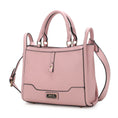 Load image into Gallery viewer, (pink)Melody V-Leather Tote by Mia K - BagNook
