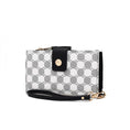Load image into Gallery viewer, (black)Solene Circular Print Wristlet Wallet by Mia K - BagNook
