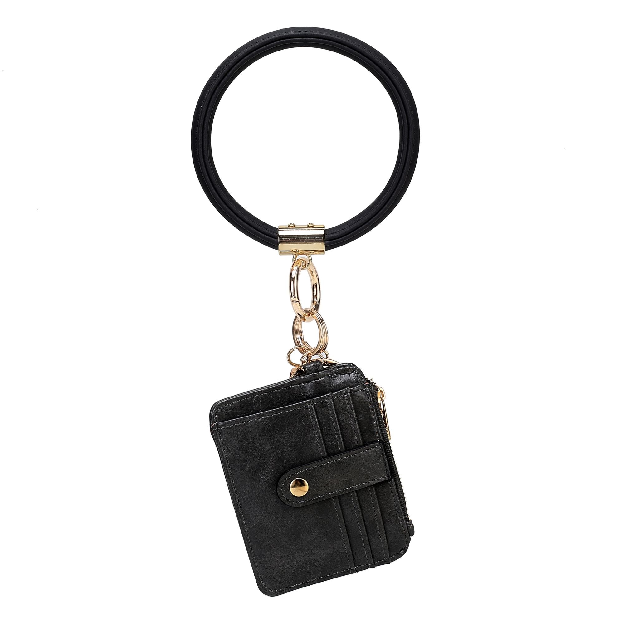(black)Jordyn Bracelet with Card Holder by Mia k - BagNook