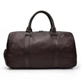 Load image into Gallery viewer, (brown)The Endre Weekender | Vintage Leather Duffle Bag - BagNook
