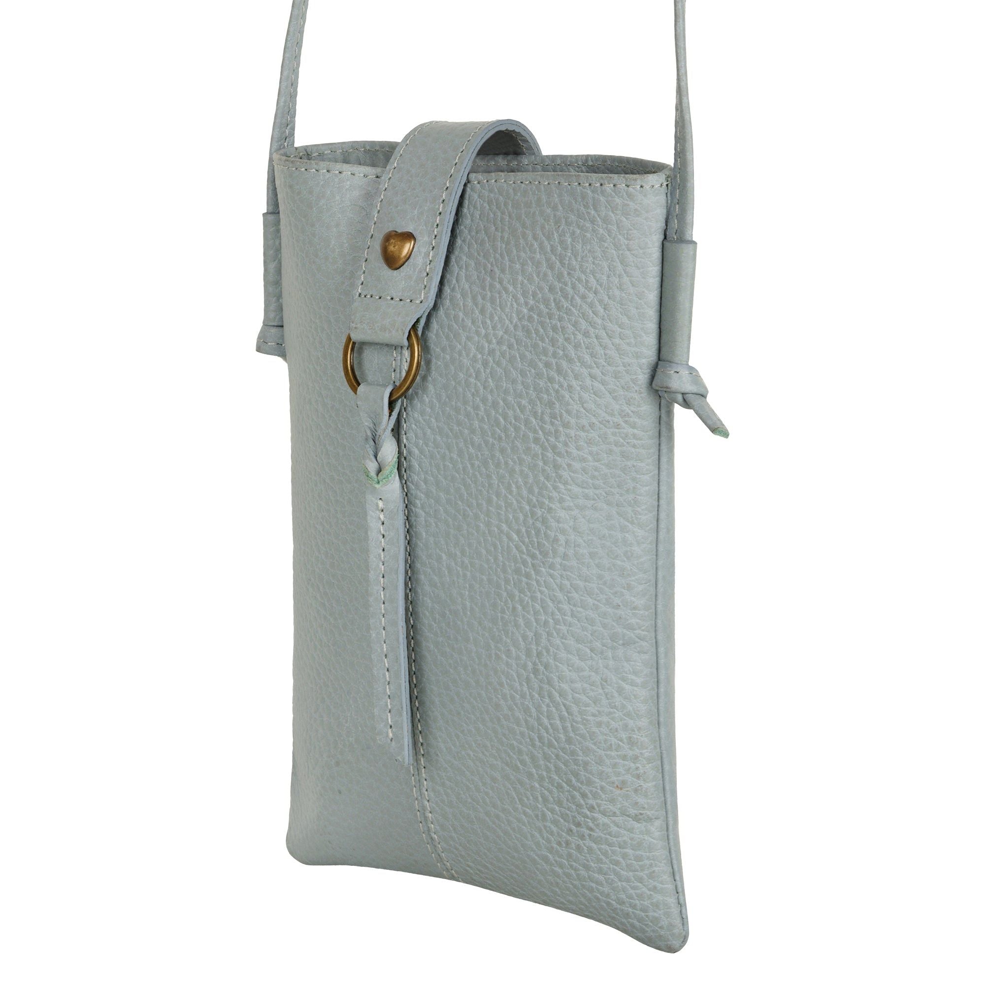 Jennie Small Crossbody w/Slim Strap - Cool Grey - BagNook