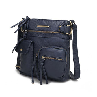 (navy blue)Vintage Stiella Shoulder Handbag by Mia K - BagNook
