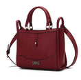 Load image into Gallery viewer, (red)Melody V-Leather Tote by Mia K - BagNook
