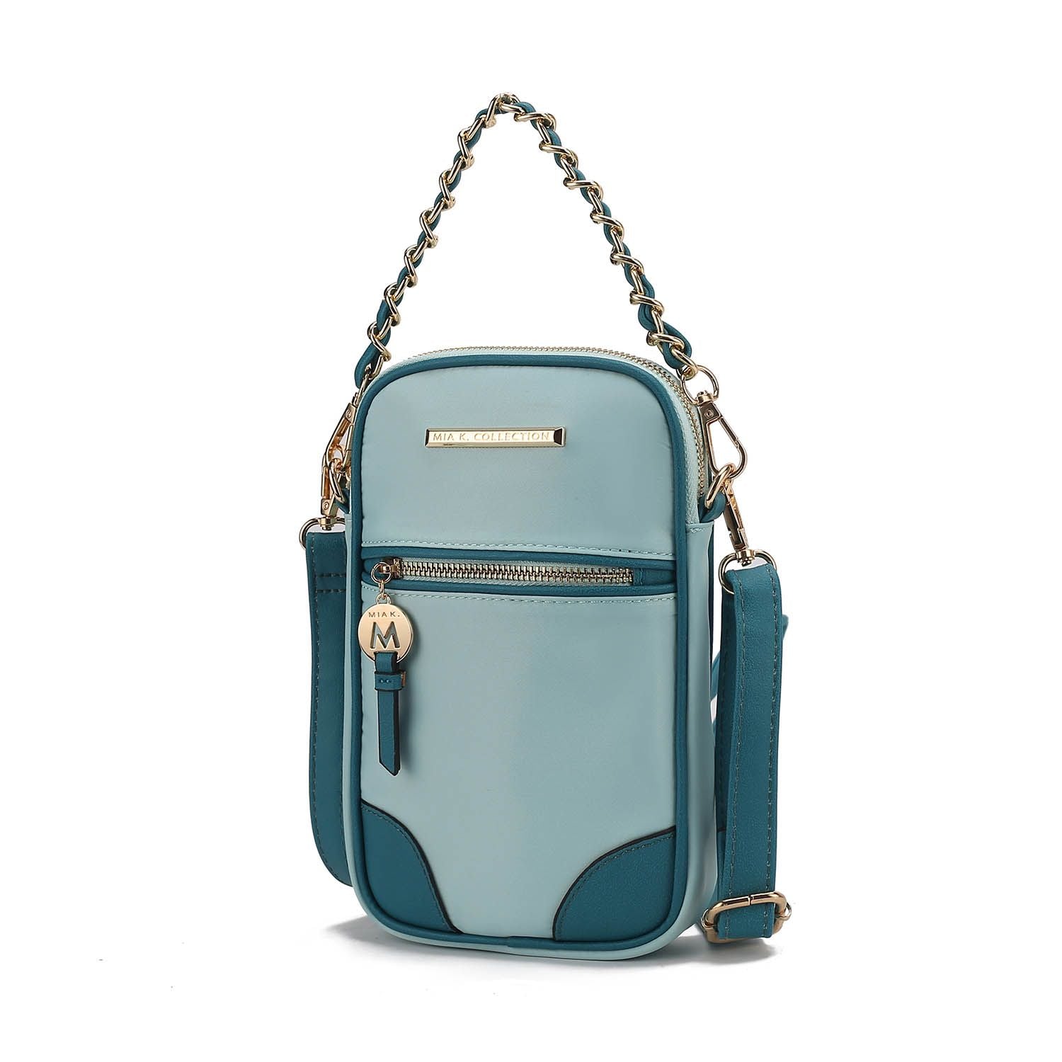 (light blue navy)Sue Practical and Functional Crossbody bag by Mia K - BagNook