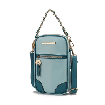 (light blue navy)Sue Practical and Functional Crossbody bag by Mia K - BagNook