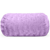 Jaxx Saxx 4 ft Sofa Bean Bag Couch - Faux Fur - Bellflower - BagNook