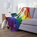 Load image into Gallery viewer, PRIDE SERIES - METS - Silk Touch Sherpa Throw Blanket - BagNook
