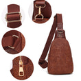 Load image into Gallery viewer, (brown)Millie Women Flower Embossed Sling Bag By MKF - BagNook
