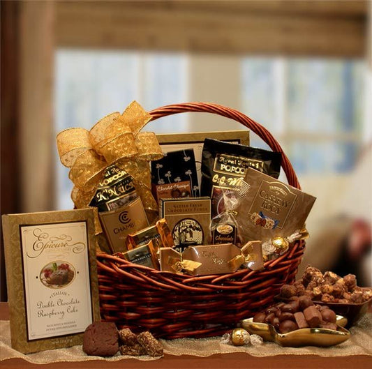 Gift Basket | Chocolate Gourmet Gift Basket (Med) - BagNook