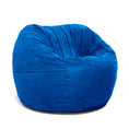 Load image into Gallery viewer, Jaxx Saxx 3 ft Round Bean Bag - Blueberry - BagNook
