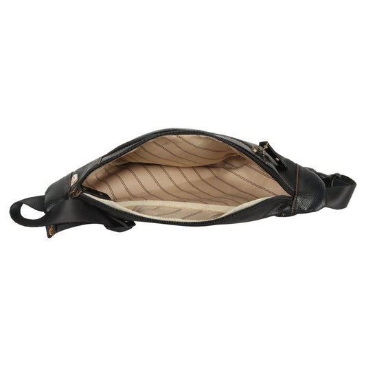 VAAN & CO. - Fanny Pack w/Front Pocket - Black - BagNook