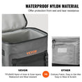 Load image into Gallery viewer, VEVOR Soft Cooler Bag, 30 Cans, Dark Gray - BagNook
