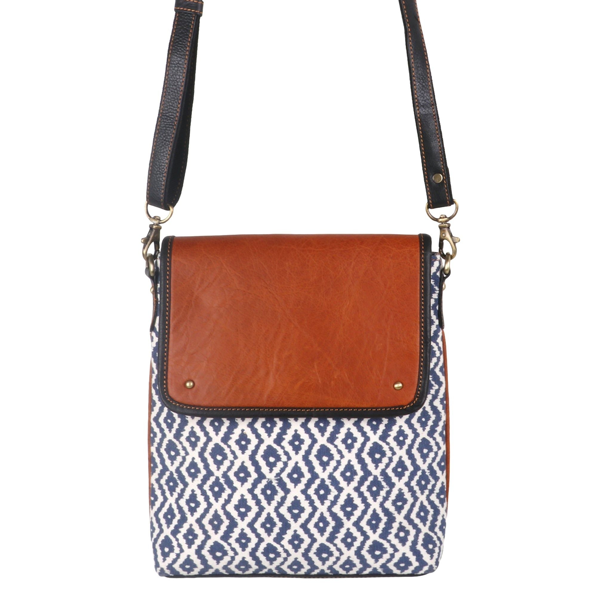 Nomad Athens Flap Crossbody - Upcycled Genuine Leather - BagNook