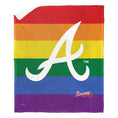 Load image into Gallery viewer, PRIDE SERIES - BRAVES - Silk Touch Sherpa Throw Blanket - BagNook
