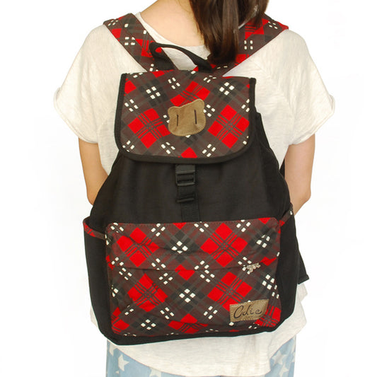 Touching Sun Fabric Art School Daypack - BagNook