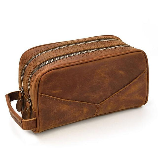 The Nomad Toiletry Bag | Leather Travel Toiletry Bag - BagNook