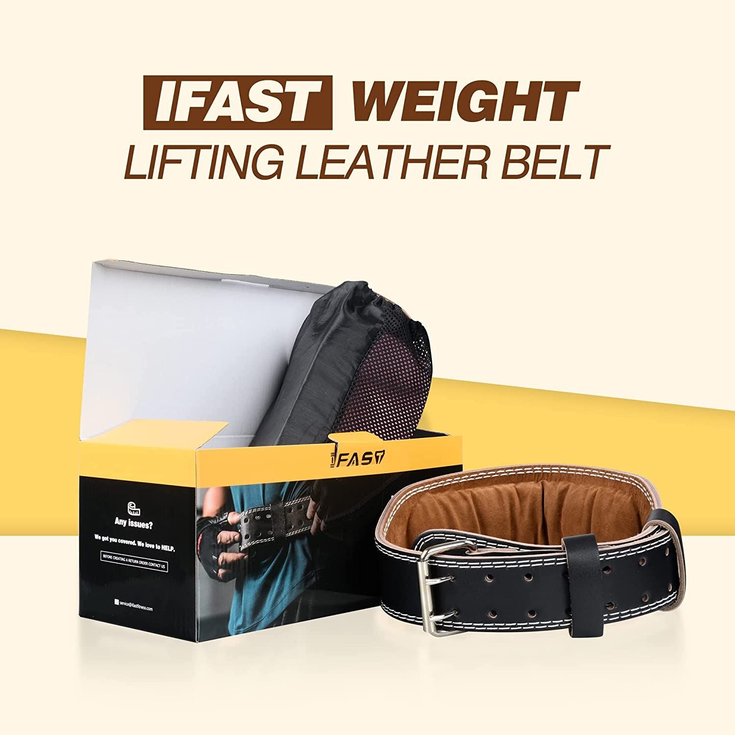 Pink Leather Strength Weightlifting Belt, 4" Wide w/Padded Lumbar Support - BagNook
