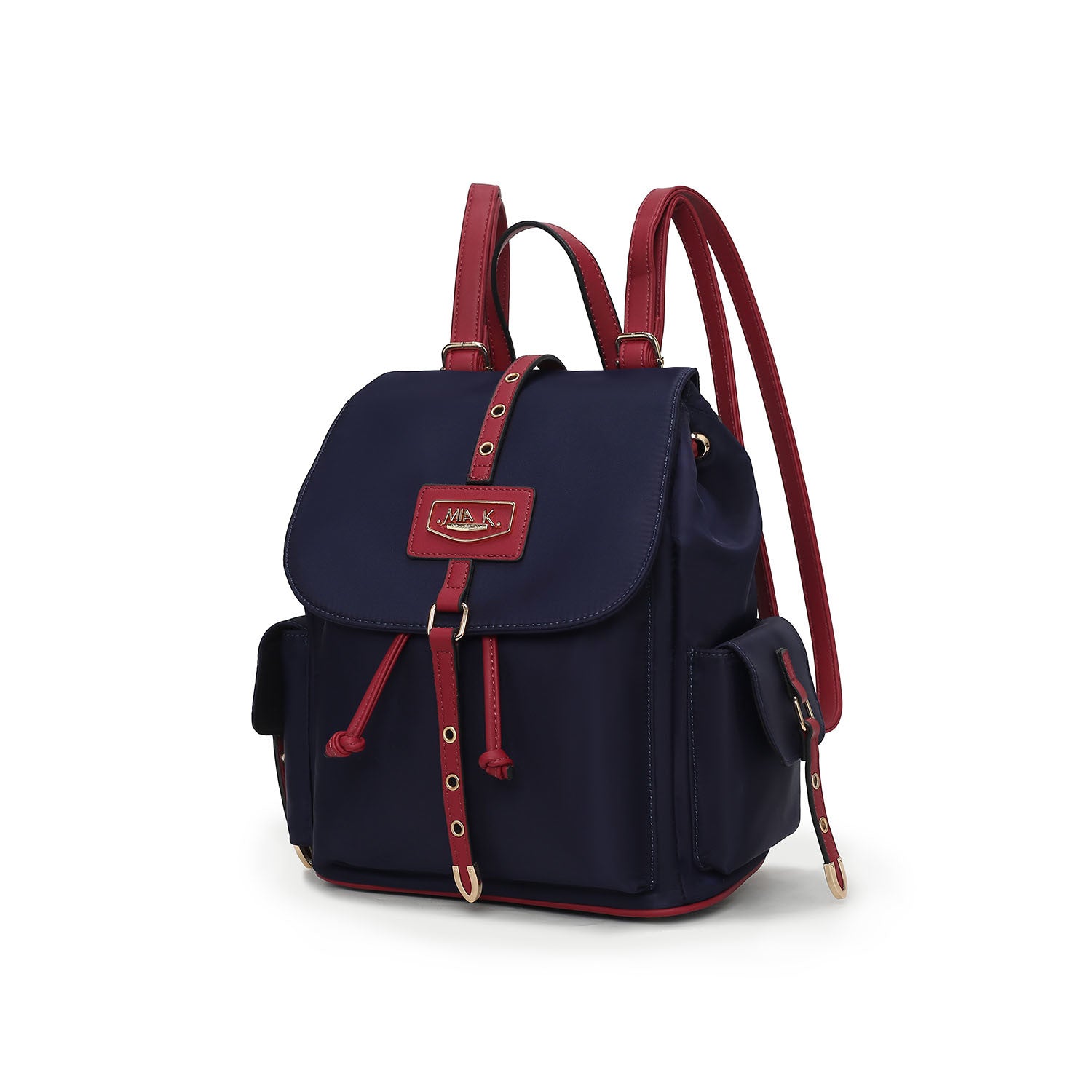 (navy wine)Paula Women Backpack by Mia K - BagNook