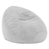 Jaxx Koku Bean Bag - Velvish/Turbo, Grey - BagNook