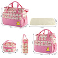 Load image into Gallery viewer, (pink)5pc Diaper Tote Bag Set - BagNook
