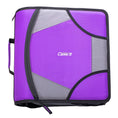 Load image into Gallery viewer, (deep purple)The King-Sized Zip Tab -4 Inch Binder w/Removeable file folder - BagNook
