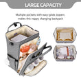 Load image into Gallery viewer, (gray)Sunveno Diaper Bag Backpack - BagNook

