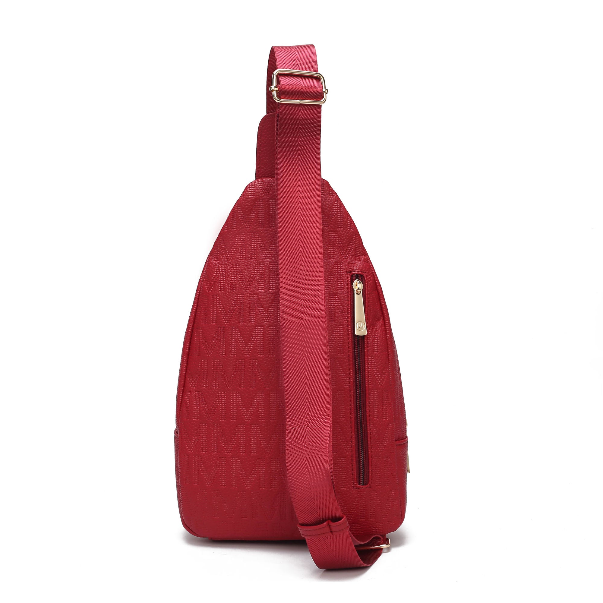 (red)Cleisy M Embossed Women Sling Bag by MKF - BagNook