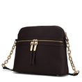 Load image into Gallery viewer, (chocolate)Kelisse Solid Crossbody Vegan Leather by Mia K - BagNook
