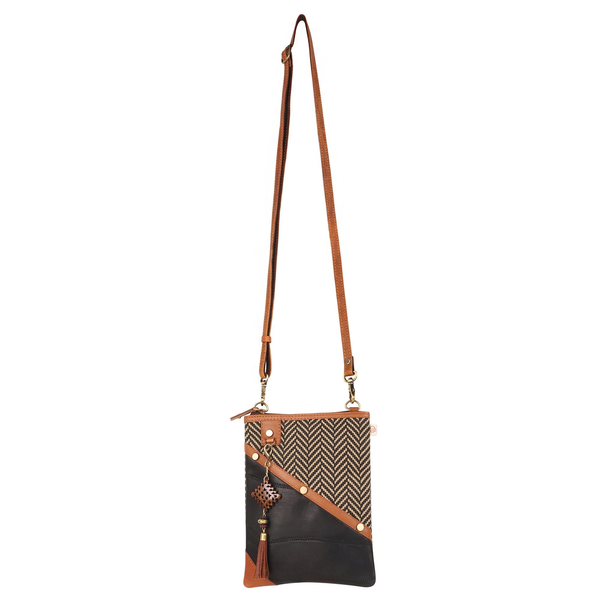 Carter Crossbody - Suede Genuine Leather - BagNook