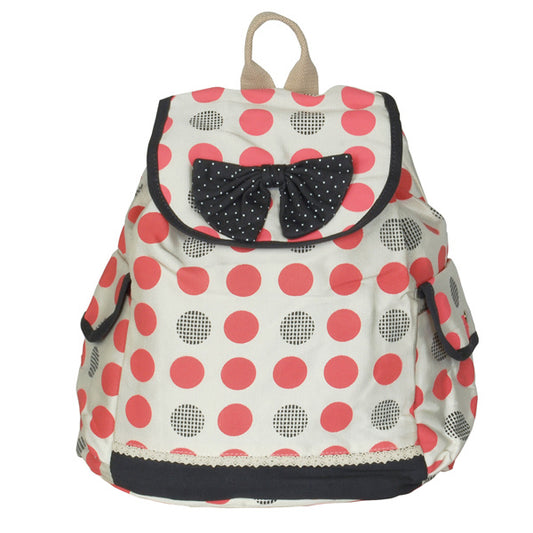 Enjoy Holidays Fabric Art School Daypack - BagNook