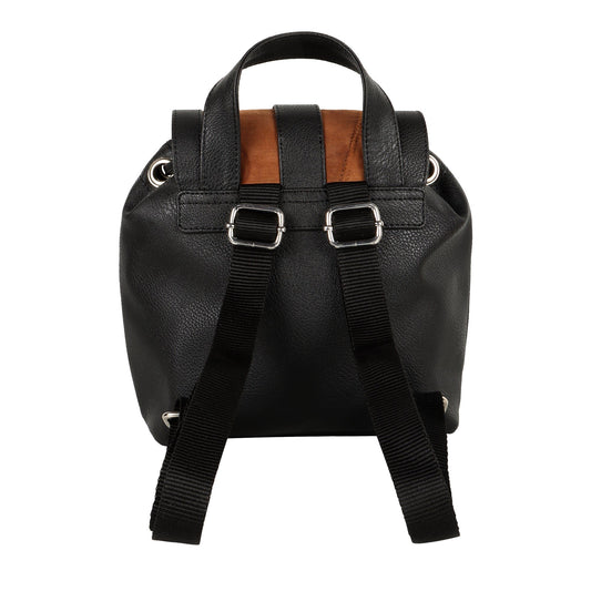 Melanie Brown Leather Mini Backpack - Upcycled Leather - BagNook