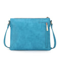 Load image into Gallery viewer, (turquoise)Madeline Vegan Leather Flag Women Crossbody by Mia K - BagNook
