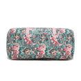 Load image into Gallery viewer, (green)Khelani Quilted Botanical Pattern Duffel Bag by Mia k - BagNook
