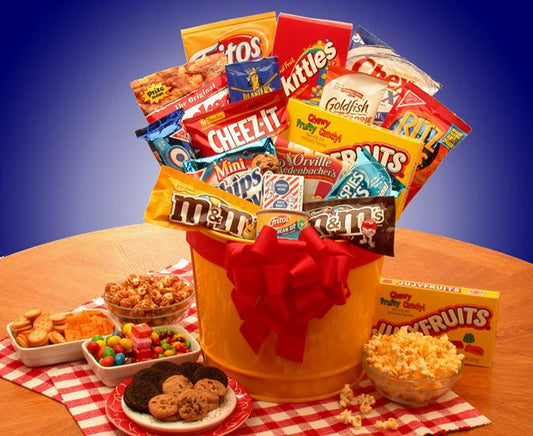 Gift Basket | Junk Food Madness Gift Pail - BagNook