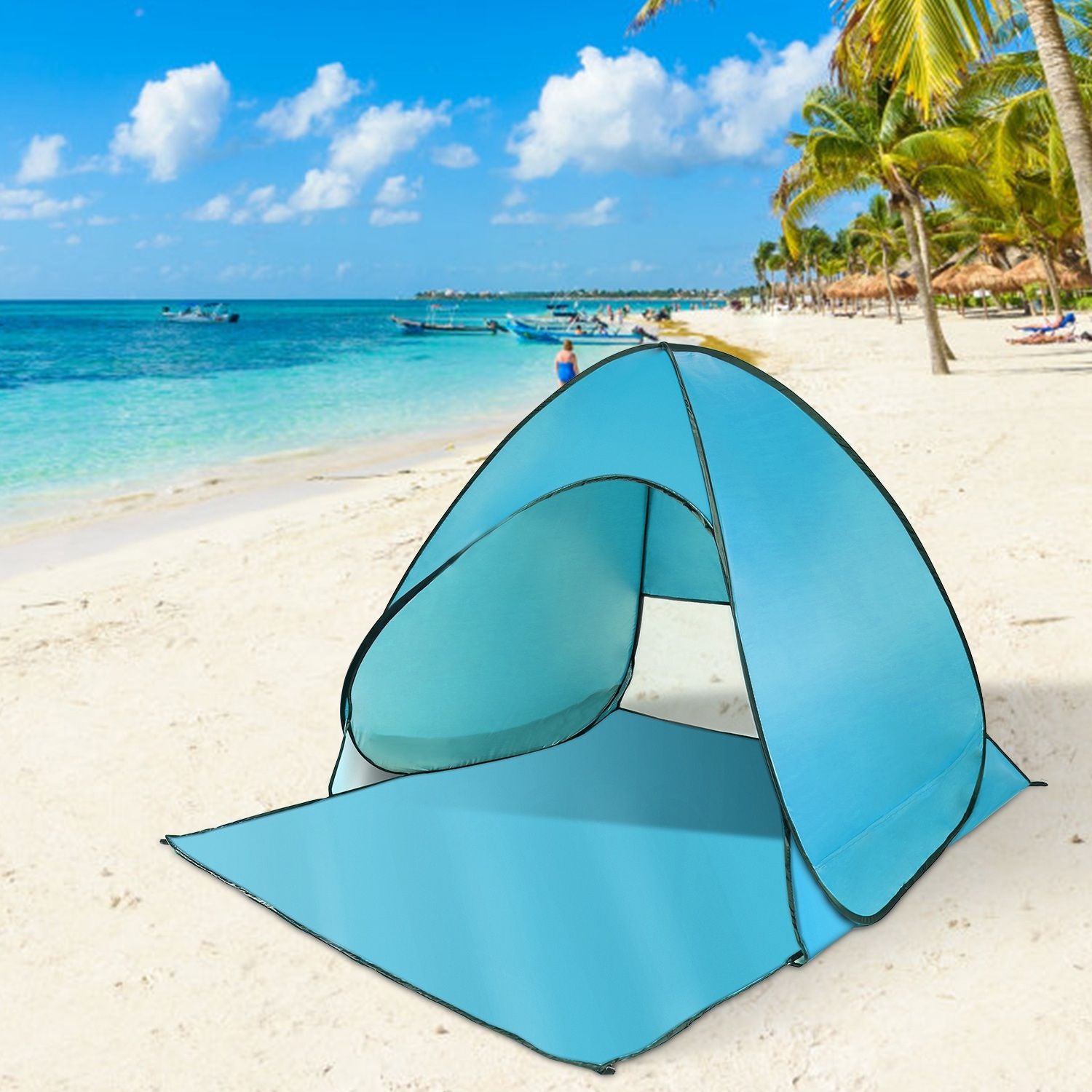 (green)PopUp Sunshade w/Bag - BagNook