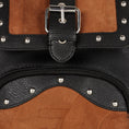 Load image into Gallery viewer, Melanie Brown Leather Mini Backpack - Upcycled Leather - BagNook
